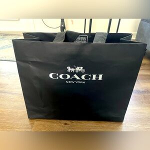 Coach New York paper bag